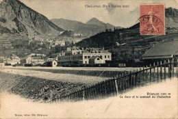 N42 - 05 - BRIANÇON - Haute-Alpes - La Gare Et Le Sommet Du Chaberton - Briancon