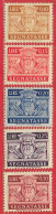 Saint-Marin Taxe N°64 à/to 68 Armoirie 1945 ** - Timbres-taxe