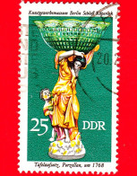 GERMANIA - DDR - Usato - 1976 - Artigianato Di Lusso - Centrotavola In Porcellana (1768 Circa) - 25 - Gebraucht