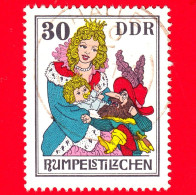 GERMANIA - DDR - Usato - 1976 - Fiabe Dei Fratelli Grimm - Tremotino - Rumpelstilzchen - Il Primogenito Riconquistato - - Gebraucht