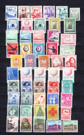 STAMPS-INDONESIA-UNUSED-SEE-SCAN-51-PCS-46-MNH**-5-MH* - Indonesia