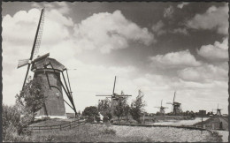 Hollandse Molen, Kinderdijk, C.1950s - Spanjersberg Foto Briefkaart - Kinderdijk