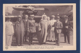 CPA Maroc Royalty Sultan Non Circulée Aviation - Casablanca