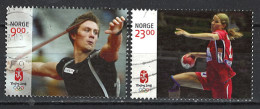 Norwegen Norway 2008. Mi.Nr. 1662-1663, Used O - Gebraucht