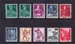 STAMPS-SWITZERLAND-1941-USED-SEE-SCAN - Oblitérés