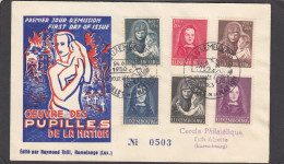 FDC "PUPILLES DE LA NATION", 24-6-1950,EDITION THILL. - FDC