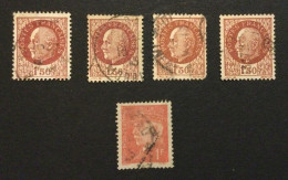 Num. 514 (1Fr)-  517 (1F50) - Type Pétain - Used Stamps