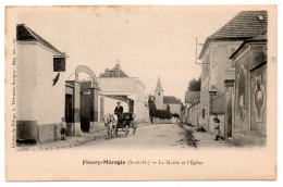 La Mairie Et L'église - Fleury Merogis