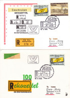 100 JAHRE REKOZETTEL, X2 COVER FDC  1985  AUSTRIA - FDC