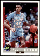 51 P.J. Brown - New Jersey Nets - Carte NBA 1992 Classic Draft Picks Basketball - Autres & Non Classés