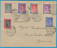 FDC "WENCESLAS II", 1-12-1937,CARITAS 1937, PRIFIX 294/299. - FDC