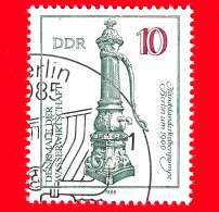 GERMANIA - DDR - Usato - 1986 - Tecnologia Dell'acqua - Pompa A Mano, Berlino (1900) - 50 - Oblitérés