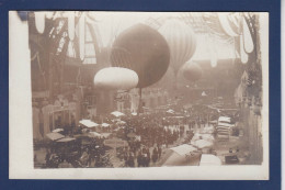 CPA Aviation Montgolfière Ballon Rond Non Circulée Paris Exposition Carte Photo - Mongolfiere