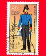 GERMANIA - DDR - Usato - 1986 - Uniformi Postali Storiche - Postino Prussiano - 85 - Used Stamps