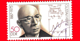 GERMANIA - DDR - Usato - 1987 - Personaggi Illustri - Gustav Hertz (1887-1975), Nobel -  50 - Usati