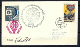 TSCHECHOSLOWAKEI BALLONPOST 18.5.1969 PRAHA - Siehe Bild - Airmail