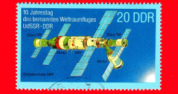 GERMANIA - DDR - Usato - 1988 - Viaggi Nello Spazio - 10° Anniversario Volo Spaziale Congiunto URSS-RDT Soyuz 31 - 20 - Usati