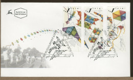 ISRAELE - ISRAEL -  FDC 1995  -   ACQUILONE  KITE   CERF VOLANT - FDC