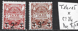 REUNION TAXE 14-15 * Côte 34 € - Timbres-taxe