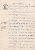 Rennes Maison  Au 20 Quai Duguay-Trouin Bail - Contrat De Location De 1920 République Française En Filigrane De 1919 - Seals Of Generality