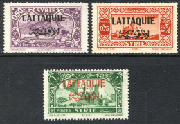 REF 080 > LATTAQUIE < N° 4 + 5 + 6 * < Neuf Ch - MH * - Unused Stamps