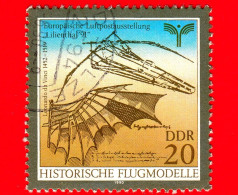 GERMANIA - DDR - Usato - 1990 - Macchine Volanti - Mostra - Progetto Di Aereo Ad Ala Oscillante Di Leonardo Da Vinci - 2 - Usati