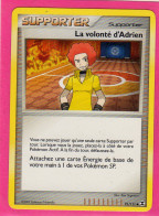 Carte Pokemon 2009 Platine Rivaux Emmergeants 91/111 La Volonté D'adrien Neuve - Platine