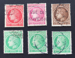 Num. 676 (1Fr)- 679 (1Fr50) - 680 (2Fr) - 681 (2Fr50) - Type Cérès - 1945-47 Ceres Of Mazelin