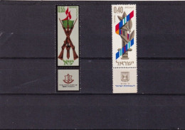 ER02 Israel 1968 Memorial Day - Stamp + Tab - Unused Stamps (with Tabs)