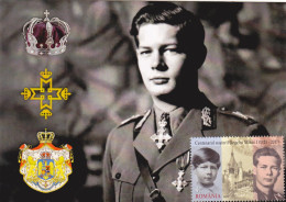 KING MIHAI 1 ,  MAXIMUM CARD, 2021  ROMANIA - Cartes-maximum (CM)