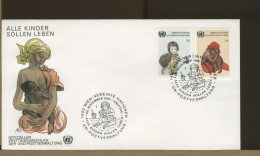 VEREINTE NATIONS - WIEN - FDC 1985 -   BAMBOLA  DOLL - Poppen