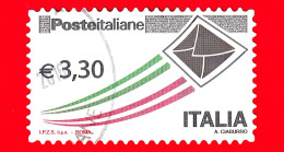 ITALIA - Usato - 2009 - Posta Italiana - Prioritaria - Busta Che Spicca Il Volo - 3.30 - 2001-10: Usati