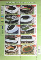 South Africa 2010 Sports Stadiums Sheetlet MNH - Unused Stamps