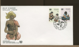 VEREINTE NATIONS - NY - FDC 1985 -   CHILD SURVIVAL - FDC