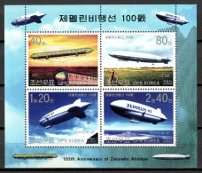 Korea North 2002 Corea / Aviation Zeppelin MNH Aviacion Luftfahrt / Ly27  7-35 - Zeppeline