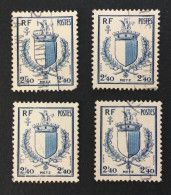 Num. 734 (2F40) Armoiries De Metz - 1941-66 Armoiries Et Blasons