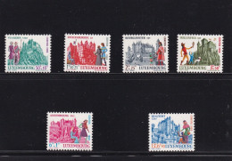 LI02 Luxembourg 1969 Castles - Charity Issue Mint Stamps Stockcard - Neufs
