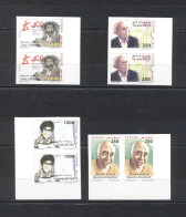 Tunisie 2013- Personnages Célèbres Tunisiens Paire Non Dentelé - Tunisia (1956-...)