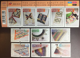 South Africa 2010 Beadwork Crafts Definitives 2nd Series Set Of 11 MNH - Unused Stamps