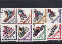 LI02 Hungary 1962 Motorcycling Used Stamps Stockcard - Oblitérés