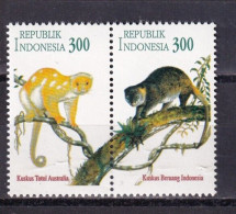 LI02 Indonesia 1996 Monkeys - Cuscus Pair - Indonesia