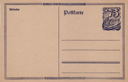 GERMANY WEIMAR REPUBLIC 1922 POSTCARD  MiNr P 146  UNUSED - Briefkaarten