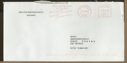 GERMANY - DEUTSCHE - EMA - AACHEN  - GENDARMERIE   POLIZIA   POLICE   POLIZEI - Franking Machines (EMA)