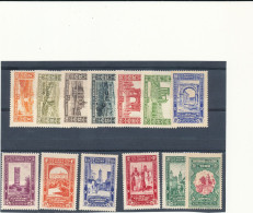 N° 87 à 99   NEUF X    13 VALEURS   COTE 184 E - Unused Stamps