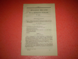 Lois: Organisation De L'Eglise De La Confession D'Augsbourg. Opérations électorales Dans Les Eglises Réformées De France - Décrets & Lois