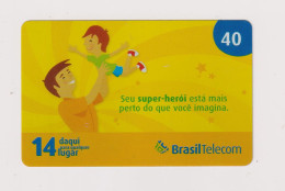 BRASIL - Your Super Hero Is Closer Than You Think Inductive Phonecard - Brasile