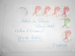 Senegal , Lettre De Dakar 2001 Pour Paris - Sénégal (1960-...)