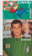 B08 - 3 CARTES MONDIAL 98, Pour 2 Euros - Non Classés