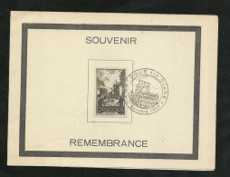 FDC Encart Premier Jour Numéroté Ouradour Sur Glane Le 13 Octobre 1945 Le N° 742 Cachet Illustré  B/TB Soldé ! ! ! - ....-1949