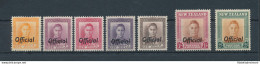 1947-51 NEW ZEALAND  - Stanley Gibbons N. O152/O158 - Official Stamps - MNH** - Andere & Zonder Classificatie